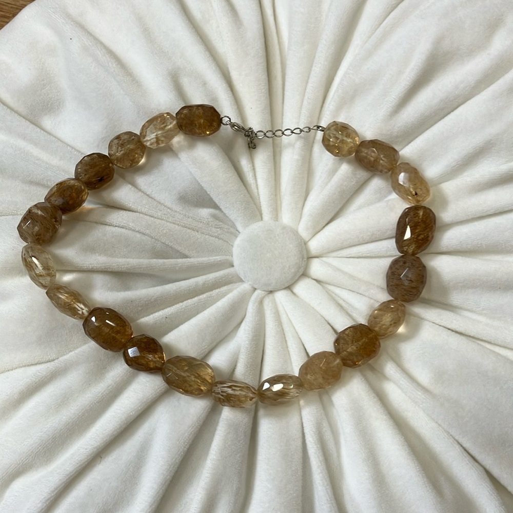 Real crystal necklace